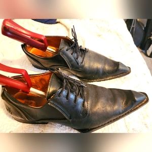 Rare sz 10 fluevogs cooper swordfish gently used